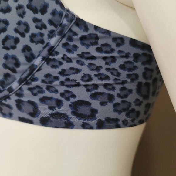 Incredible By Victoria's Secret Unlined Plunge Bra Black Leopard 32DD - Picture 4 of 10